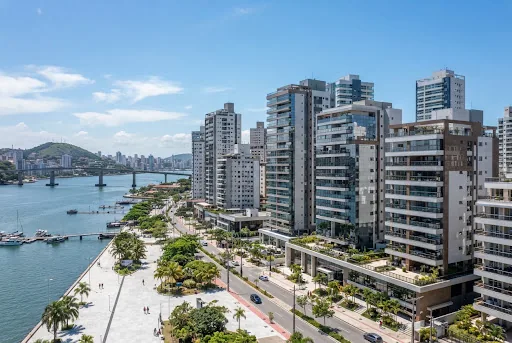 Fachada de empreendimento imobiliário